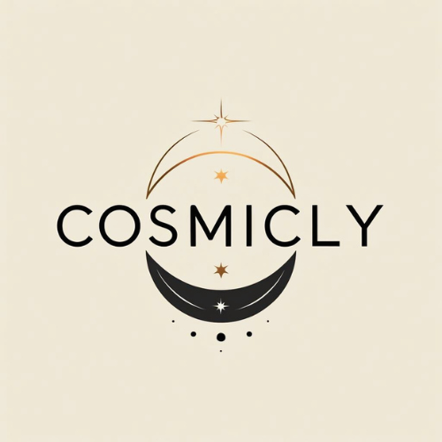 Cosmicly first-party crescent and star product mark.